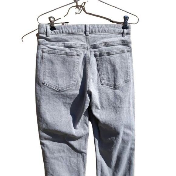 A.P.C. Jean Droit Mid Rise Straight Leg 5 Pocket Jeans Gray Sz 26 - Picture 8 of 10
